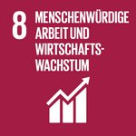 Icon Menschenwürdige Arbeit und Wirtschaftswachstum