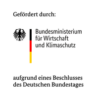 Gefördert durch Bundesministerium für Wirtschaft und Klimaschutz aufgrund eines Beschlusses ders Deutschen Bundestages