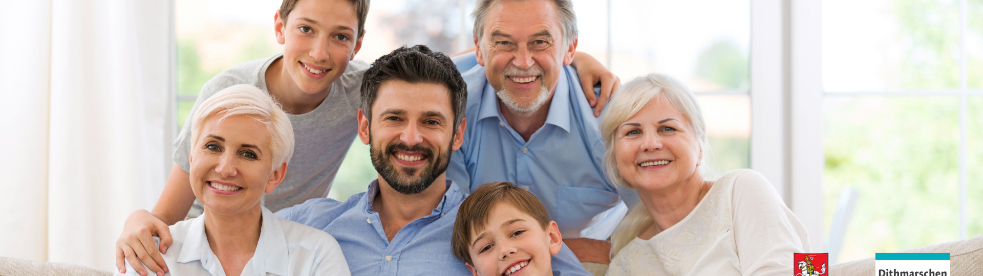 Eine sechs Köpfige Familie