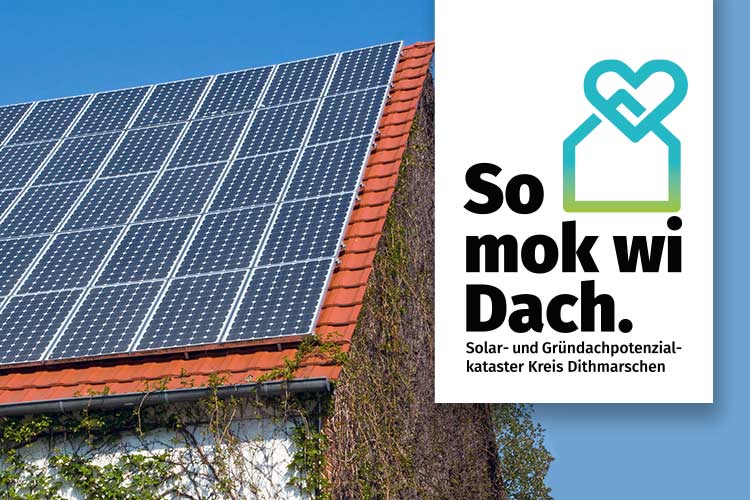 Symbolbild für Solar- und Gründachpotenzialkatastar